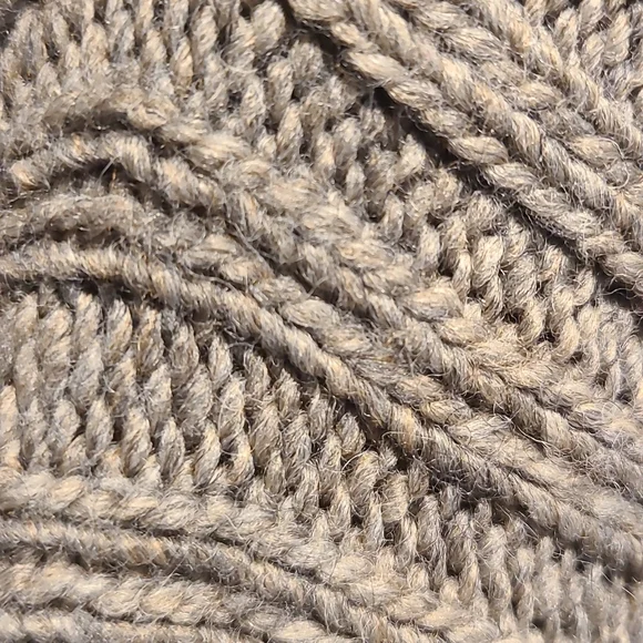 Soft Surroundings Over-sized Grey Knitted Sweater - Picture 6 of 7